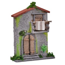 House with balcony cm 10x4x12.5 h