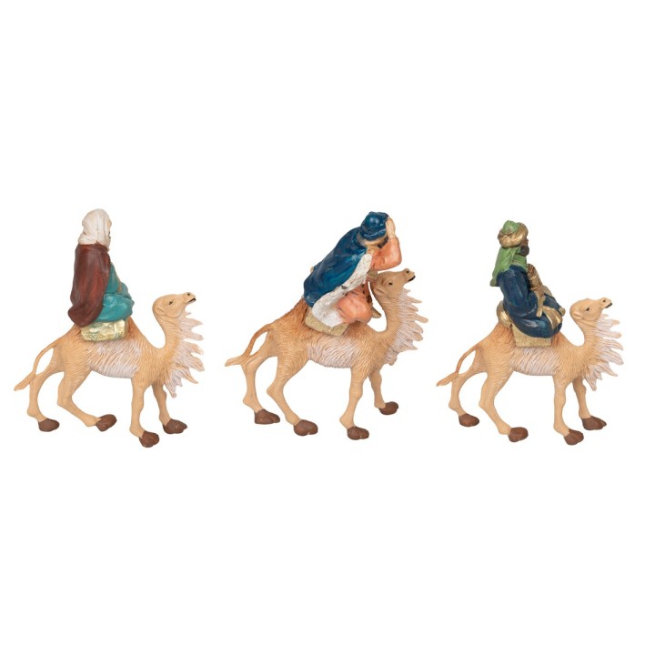 Set of three Wise Men on camel series 10 cm