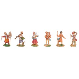 Set of 6 figurines 6 cm for nativity scene