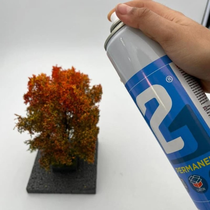 Cola fuerte en spray Colle21 400 ml para modelismo, belenes y