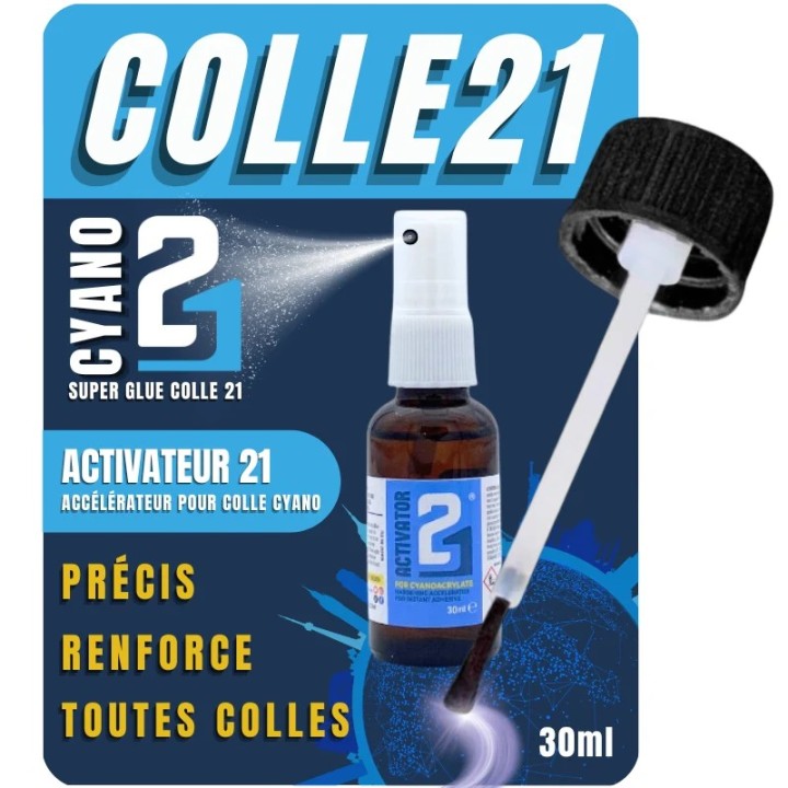 30 ml Liquid Activator Colle21 for cyanoacrylate glue, for