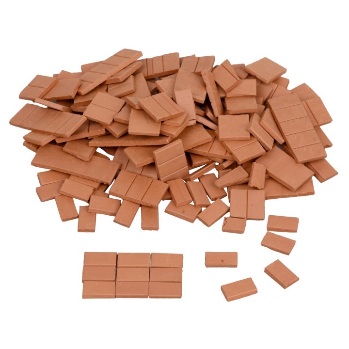 Terracotta tiles mm 10x5x1 envelope 300 pcs