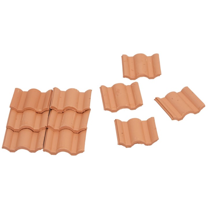 Flamenco tile mm 30x32x2 in terracotta 100 pcs