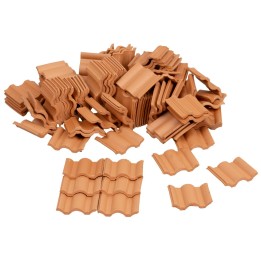 Tegola flamenca mm 30x32x2 in terracotta 100 pz