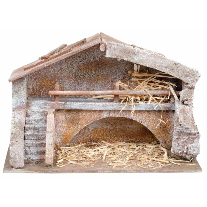 Cabin with loft cm 30x15x19h