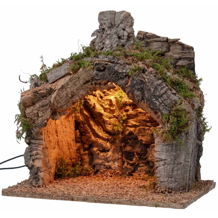 Gruta iluminada cm 30x20x30h