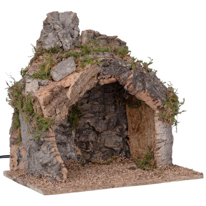 Gruta iluminada cm 30x20x30h