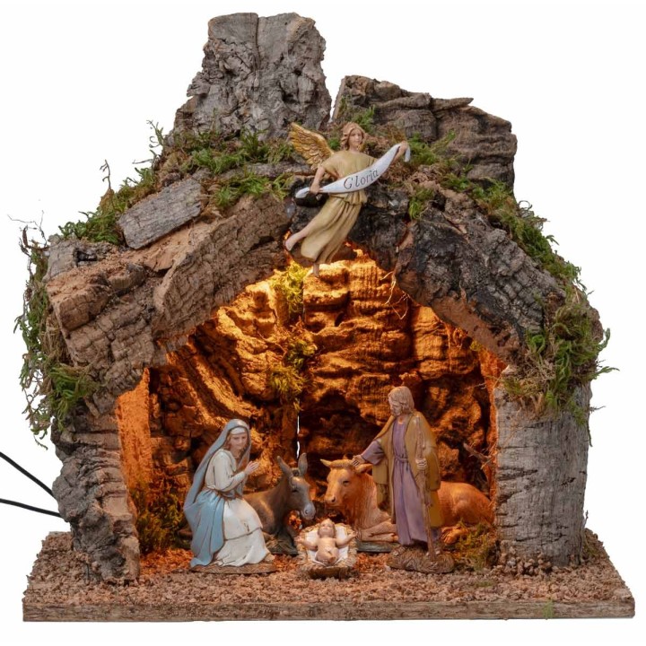 Illuminated grotto cm 30x20x30h