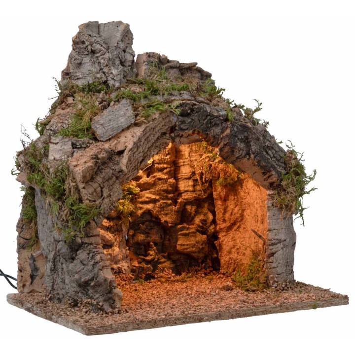Gruta iluminada cm 30x20x30h