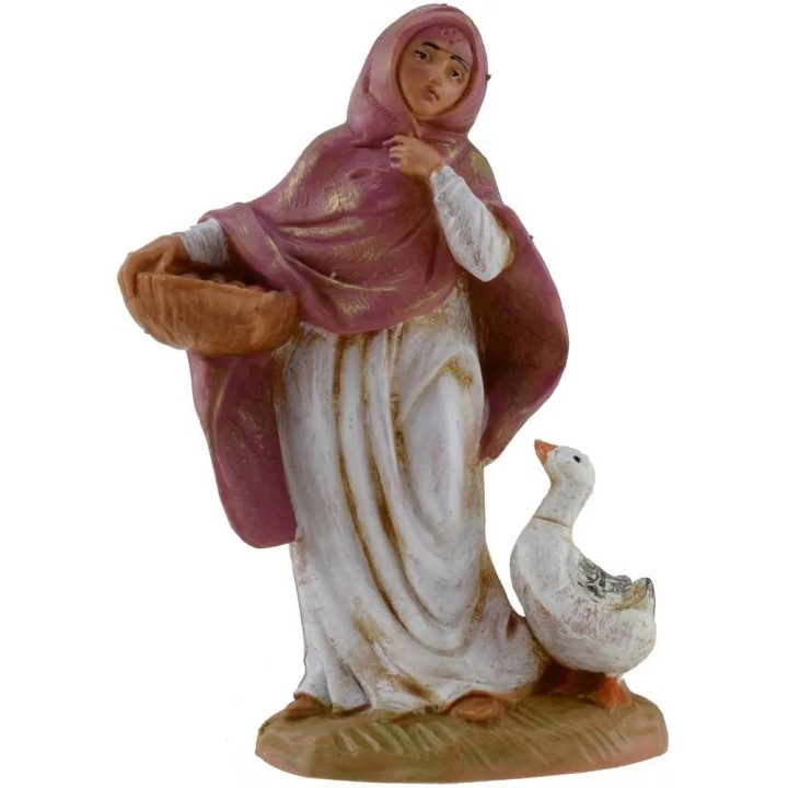 Mujer con oca 12 cm Fontanini