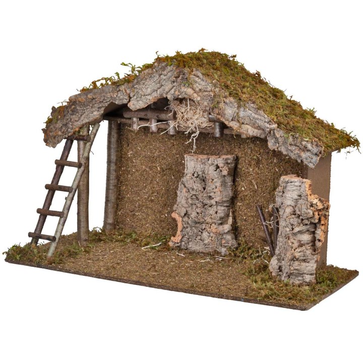 Capanna per Natività 30 cm 79x36x50h