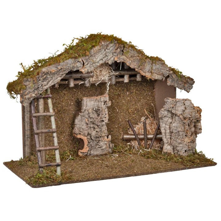 Hut for Nativity 30 cm 79x36x50h