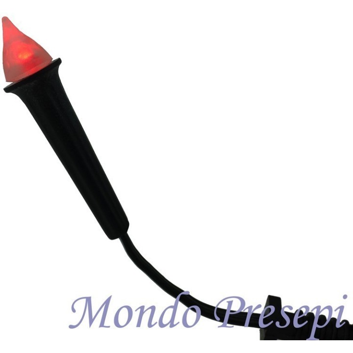 Flashlight led red 8 mm
