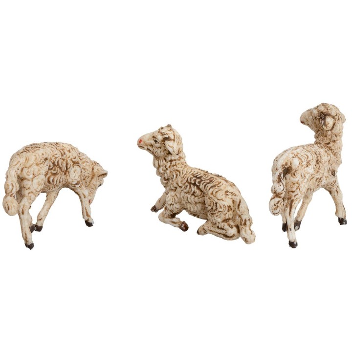 Set 12 pecore per statuine cm 8