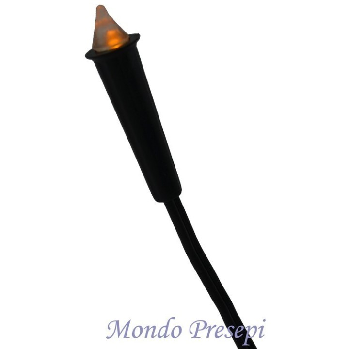 Torcia led giallo 5 mm