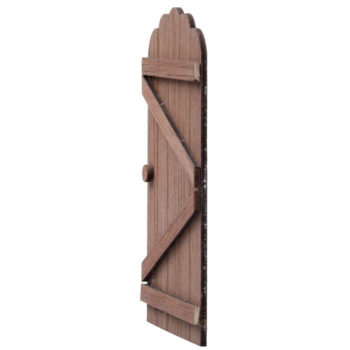 Wooden door with Z structure cm 7x14 h