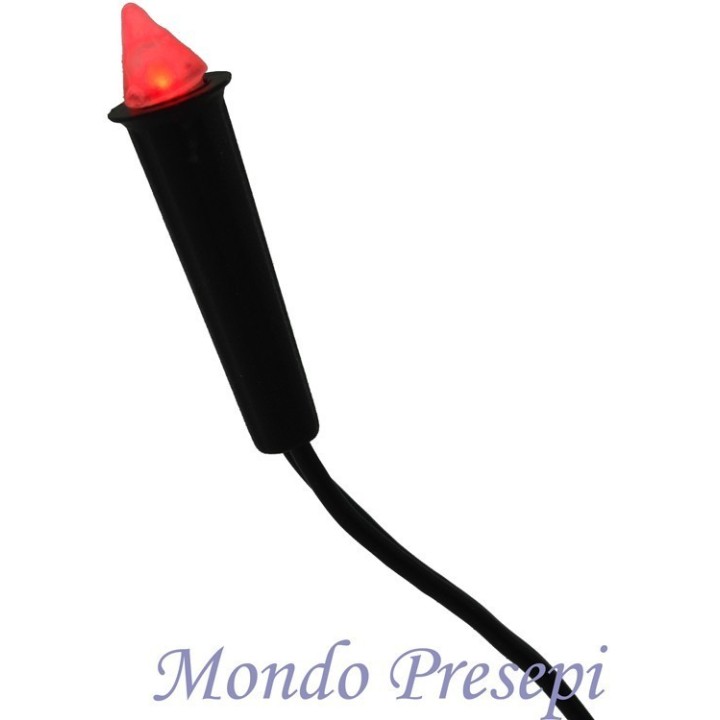 Torcia led rossa 5 mm