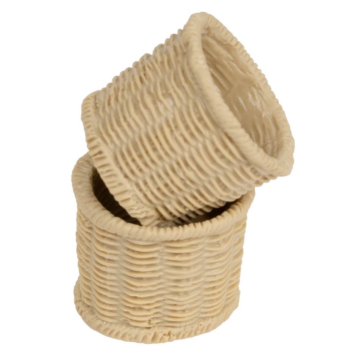Conjunto de 2 cestas en pvc Ø 2,5cm