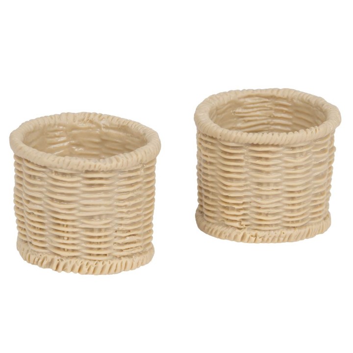 Conjunto de 2 cestas en pvc Ø 2,5cm
