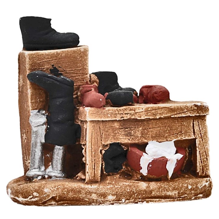 Plaster cobbler's bench cm 7x3.5x6 h