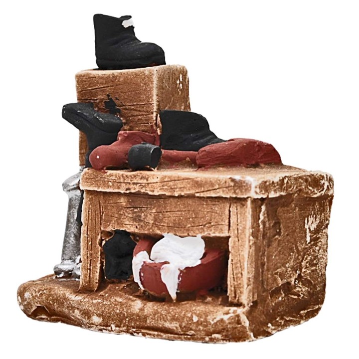 Plaster cobbler's bench cm 7x3.5x6 h
