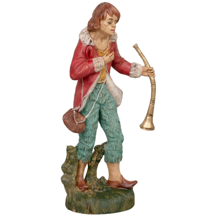 Pastore con strumento musicale 30cm in Pvc