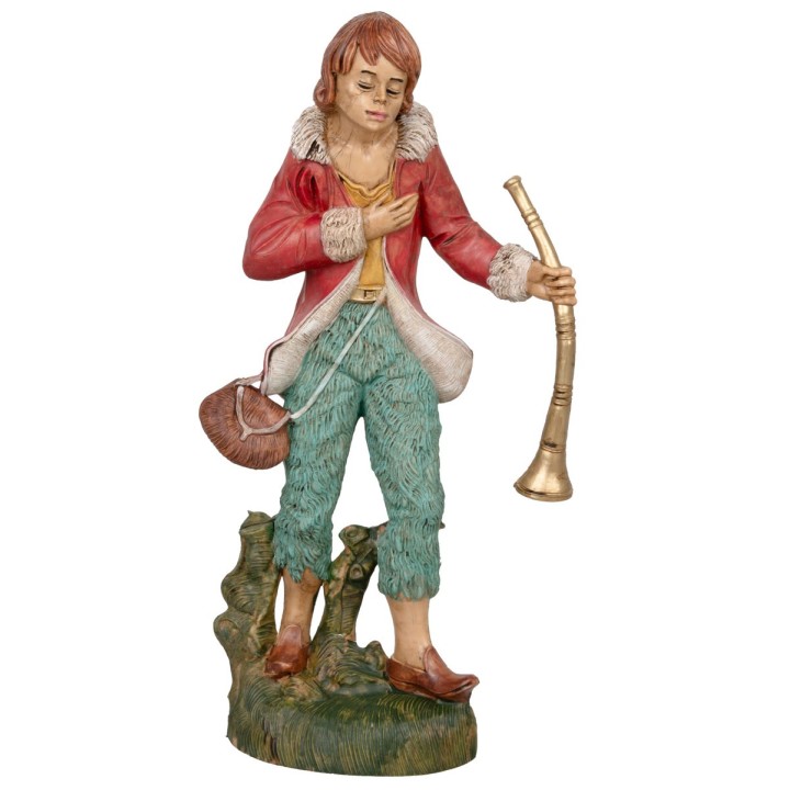 Pastore con strumento musicale 30cm in Pvc