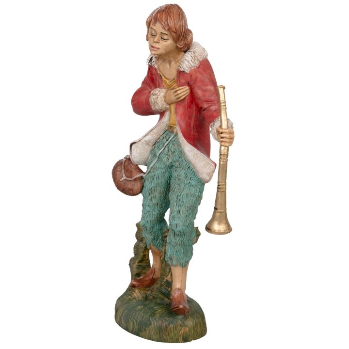 Pastore con strumento musicale 30cm in Pvc