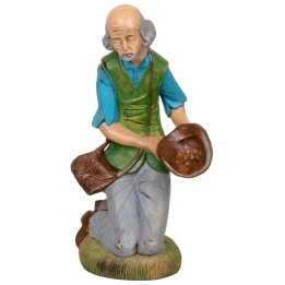 Mendicante seduto serie 30cm in Pvc