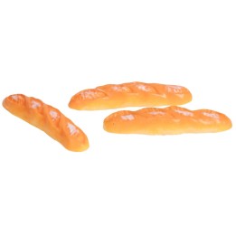 Set 3 panes baguette 4 cm