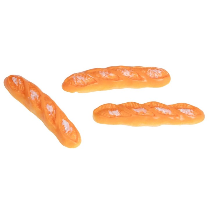 Set 3 panes baguette 4 cm
