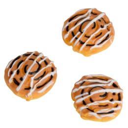 Set of 3 cinnamon roll cakes ø 2 cm