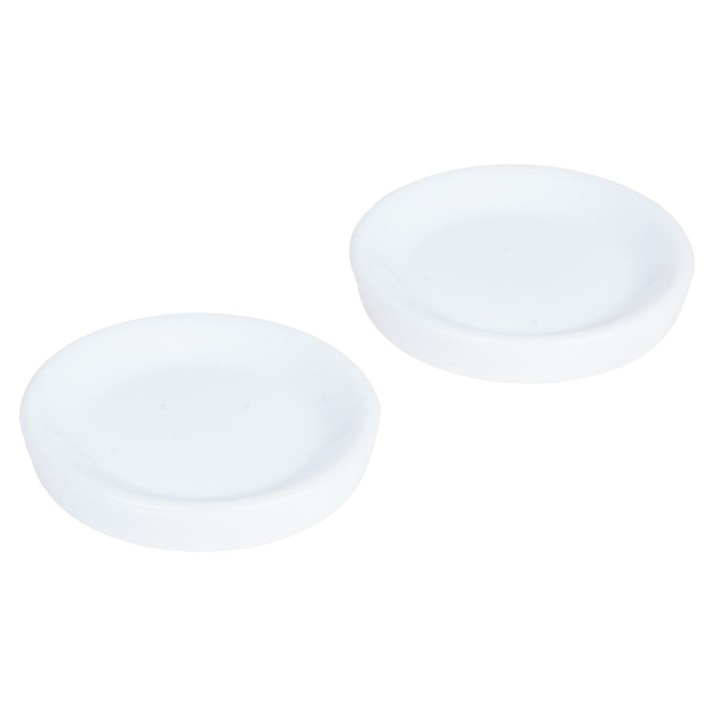 Set 2 piatti in pvc ø 2,5 cm