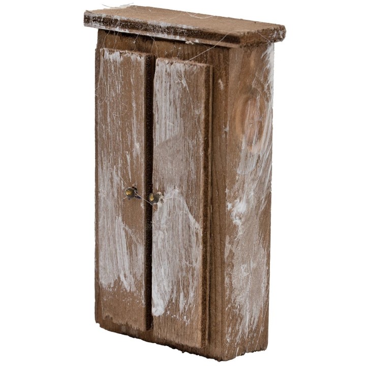 Wooden wardrobe cm 4,5x2,3x8,5 h.