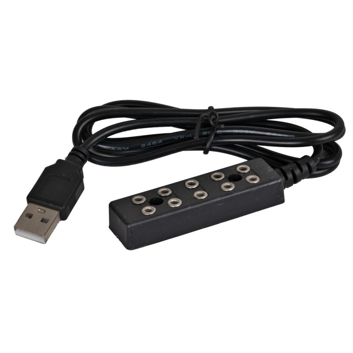 Regleta de 5 tomas con USB