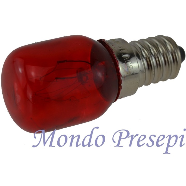 Lámpara roja 15W - E14
