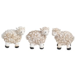 Set of 3 Naïf sheep in resin
