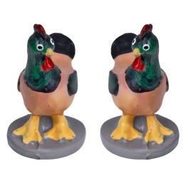 Set 2 galline Oliver con base