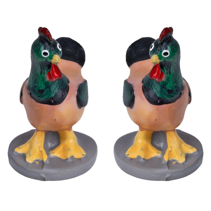 Set of 2 Oliver hens with base