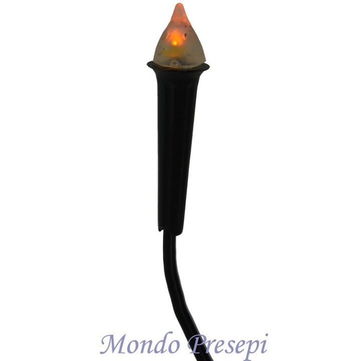 Torcia led giallo 8 mm