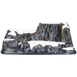 Snowy mountain landscape cm 52x37x19 h