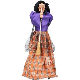Befana with lights and sounds 70 cm