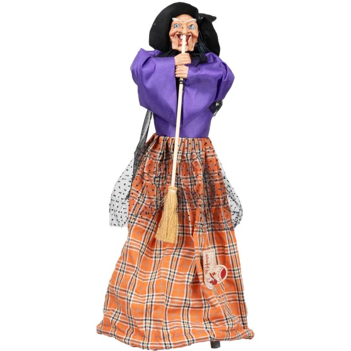 Befana with lights and sounds 70 cm