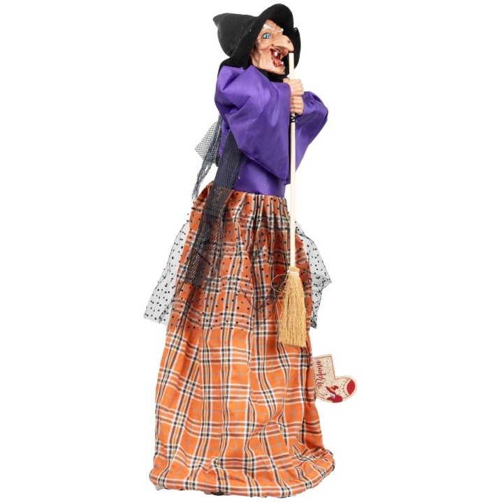 Befana con luci e suoni 70 cm