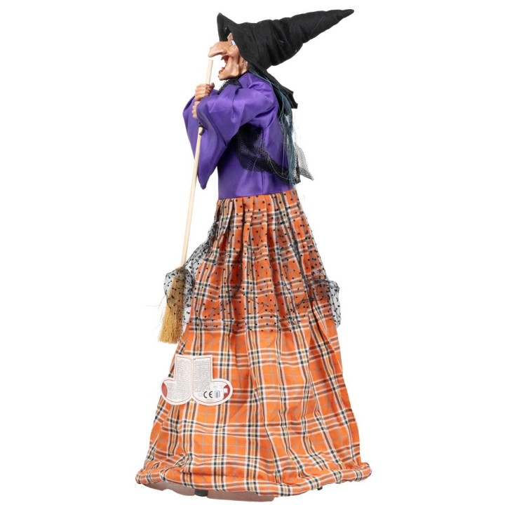 Befana con luces y sonidos 70 cm