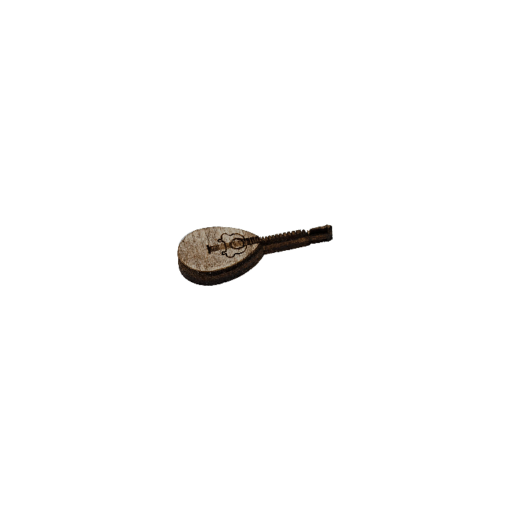 Mandolina de madera 4 cm
