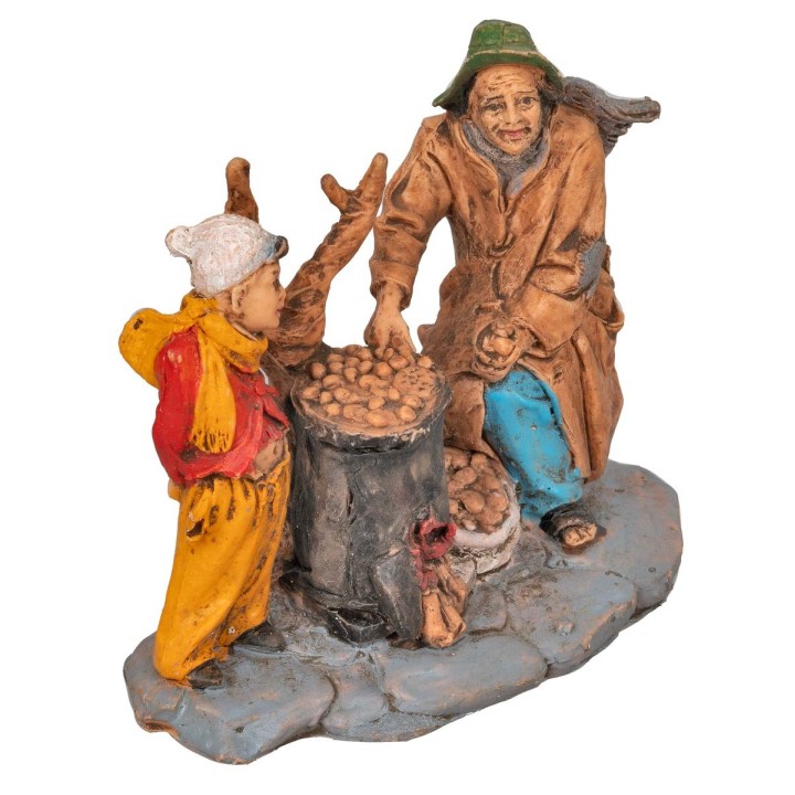 Castañero con niño con base serie 10 cm en PVC