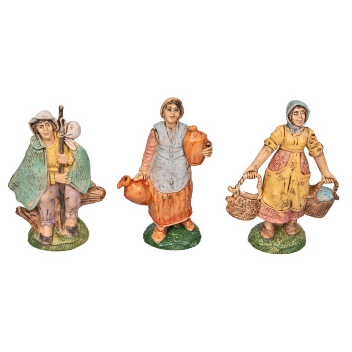 Set 6 figure assortite 10 cm in pvc