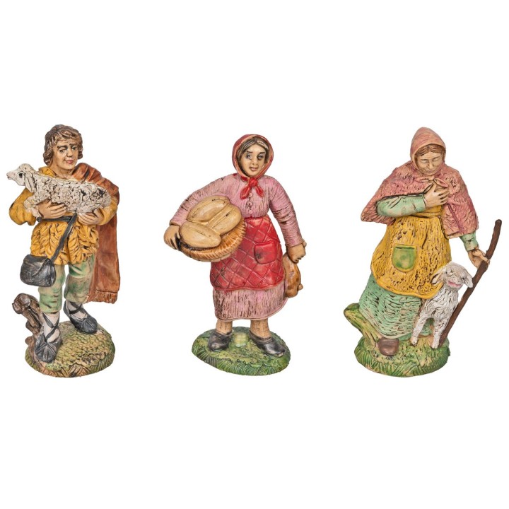 Set 6 figure assortite 10 cm in pvc