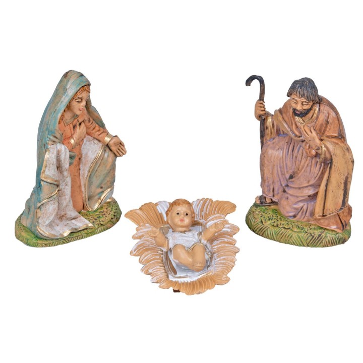 Nativity 3 figures series 10 cm in PVC